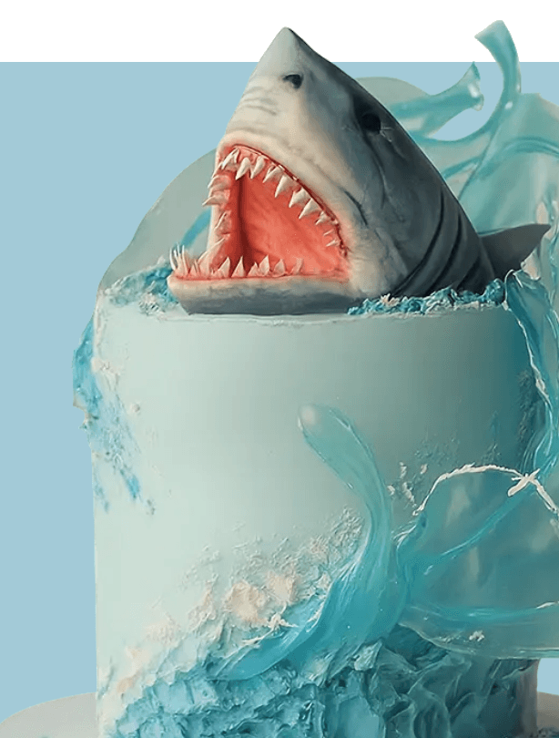 Shark cake